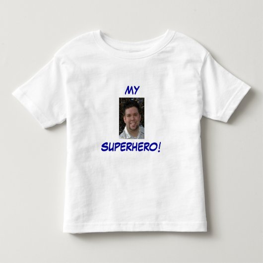 私、スーパーヒーロー! トドラーTシャツ (正面)