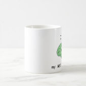 "私[ハート]私のABIの生存者"のマグ コーヒーマグカップ (中央)