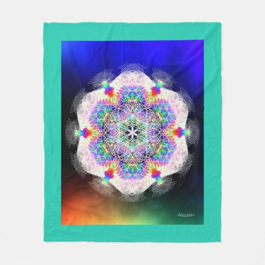 私 フリースブランケット (正面)