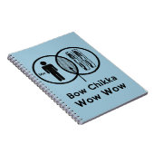 私 + ベーコン=弓Chikkaのワウのワウ ノートブック (右側)