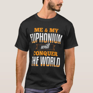 私&マイユーフォニアムプレイヤーバリトン音楽楽器 Tシャツ