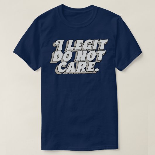 私、本当にわからない Tシャツ (デザイン正面)