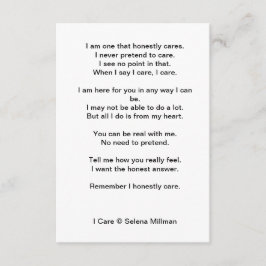 「私」気にの詩 エンクロージャーカード