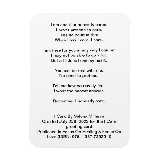 「私」気にの詩 マグネット (縦)