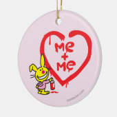 私 + 私 セラミックオーナメント (左)