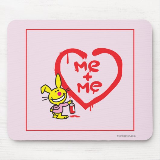 私 + 私 マウスパッド (正面)