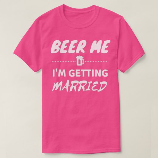 私、結婚する!面白いバチェラーパーティーのお酒 Tシャツ (デザイン正面)