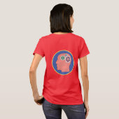 私、考え文字シャツを追加 Tシャツ (裏面フル)