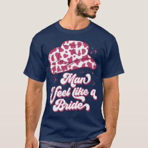 私、花嫁みたい！レトロカウボーハット西部劇風 Tシャツ