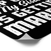 私、落ち着いてられない。妹が水曜に結婚する ポスター (角)