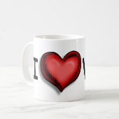 "私<3 VFX"のマグ! コーヒーマグカップ (正面左)