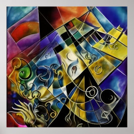 私 – AIファンタジーデジタルアートプリント- モダン ポスター