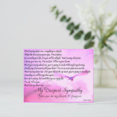 私、Sympathy_PostcardについてのDon'yの心配 ポストカード (スタンド正面)