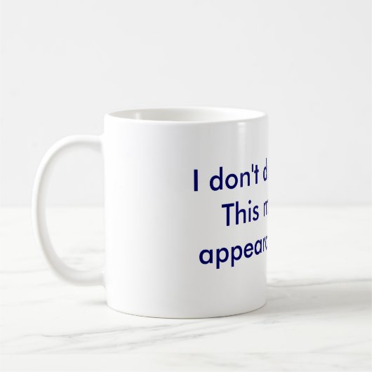 私don't飲み物コーヒーマグ コーヒーマグカップ (左)