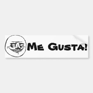私Gustaのミームのスタイルのバンパーステッカー バンパーステッカー