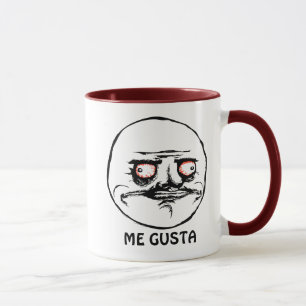 私Gustaの激怒する喜劇的な顔 マグカップ