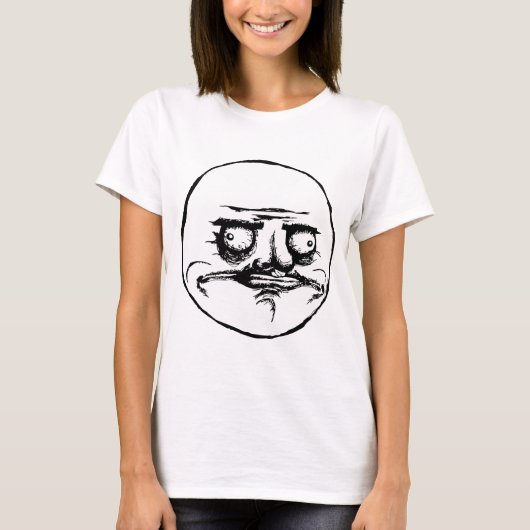 私Gustaの激怒の顔のミーム Tシャツ (正面)