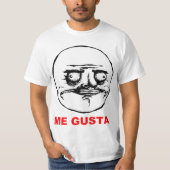 私Gustaの激怒の顔のミーム Tシャツ (正面)