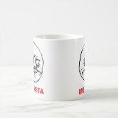 私gustaの顔の激怒の顔のミームのユーモアのlolのrofl コーヒーマグカップ (中央)