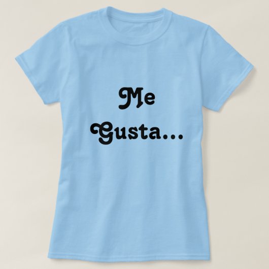 私gustaのTシャツ Tシャツ (デザイン正面)