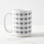私Gustaパターン コーヒーマグカップ (左)