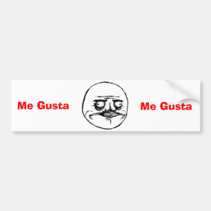 私Gusta バンパーステッカー