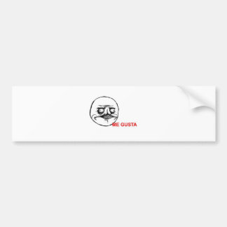 私Gusta バンパーステッカー
