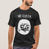 私GUSTA (黒) Tシャツ (正面)