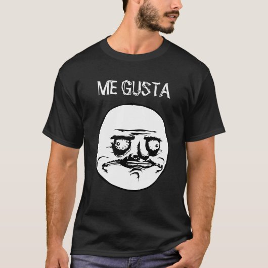 私GUSTA (黒) Tシャツ (正面)