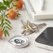 私Gusta Keychain キーホルダー (側面)