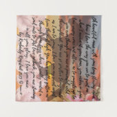 私KKによる馬の愛の詩の精神 タペストリー (正面(横))