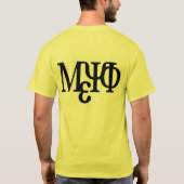 私PsiのファイのラスタのライオンのTシャツ Tシャツ (裏面)