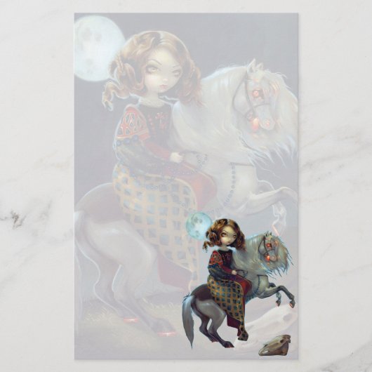 "私Vampiri:  Notte Cavallaの"文房具 便箋 (正面)