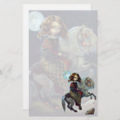 "私Vampiri:  Notte Cavallaの"文房具 便箋 (正面/裏面)