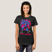 私vs私の憂鬱ジムフィットネス重量挙げ体 tシャツ (正面フル)