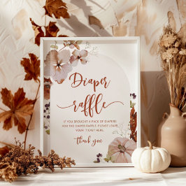 秋おむつラッフル ポスター