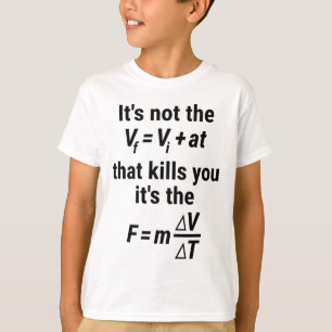 秋おもしろいとフォースEquatiを持つ物理Tシャツ Tシャツ