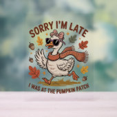 秋おもしろいのガチョウ アクリルサイン (ニュートラル)