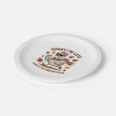 秋おもしろいのガチョウ ペーパープレート (アングル)