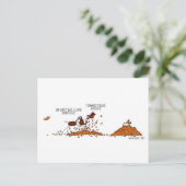 秋おもしろいシーズンホース&バタフライマンガ ポストカード (スタンド正面)