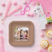 秋おもしろいワインテイスティングウーマン50誕生日 ペーパープレート (パーティー)