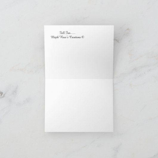 秋おもしろい...... カード (内部)