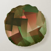 秋おもしろい...... ラウンドクッション (裏面)