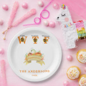 秋おもしろいWTFひまわり感謝祭 ペーパープレート (パーティー)