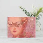 秋および冬の球の仮面舞踏会Marieアントワネット 招待状 (スタンド正面)