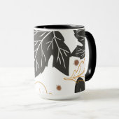 秋お洒落のエレガント紅葉 マグカップ (正面右)