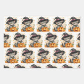 秋お洒落の盛り合わせ ラッピングペーパーシート (正面)