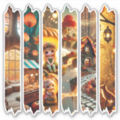 秋お洒落の魔法の和紙テーププランナー シール (正面)