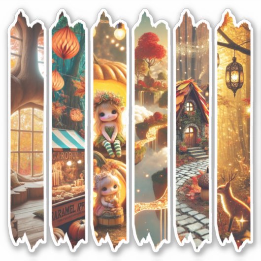 秋お洒落の魔法の和紙テーププランナー シール (正面)