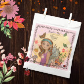 秋お洒落ウッドランド妖精の赤ちゃんシャワー フェイバーバッグ